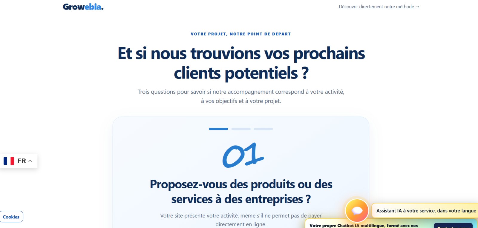 Growebia.com — Site de prospection ciblée pour trouver de nouveaux clients professionnels